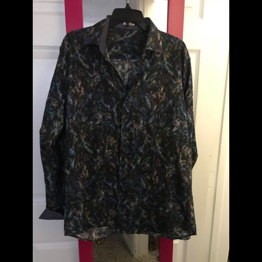 Men’s colorful button down